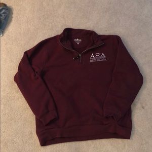 Alpha Xi Delta quarter zip